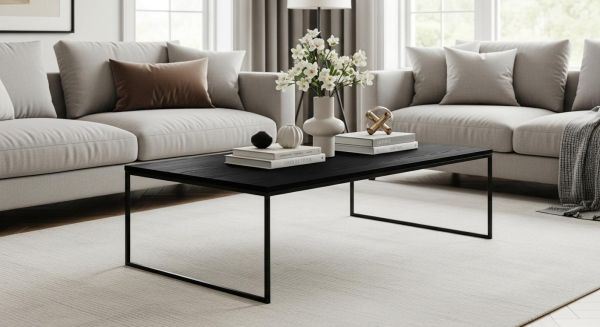 Table basse noire : comment choisir la pièce parfaite pour votre salon élégant