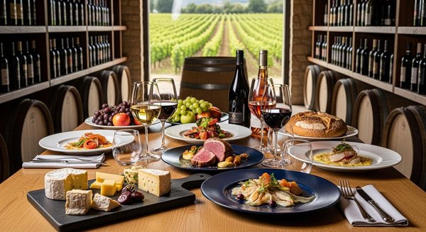 Les vins et vignobles : les meilleurs accords mets vins en domaines français